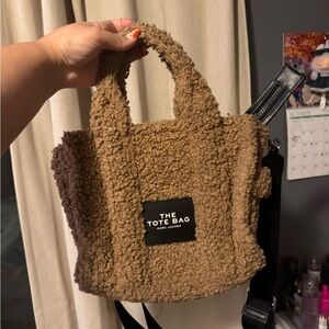 Marc Jacobs Tan Textured Tote Bag